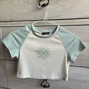 ribbed sun tee